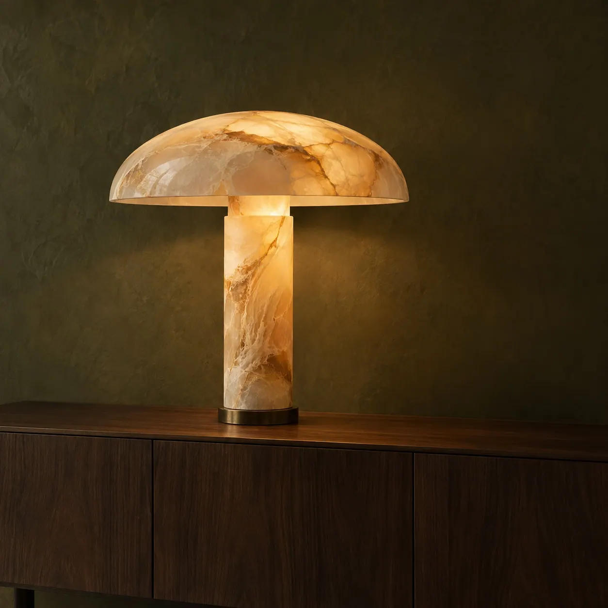 The Aureole — Onyx · Brushed bronze, concept design